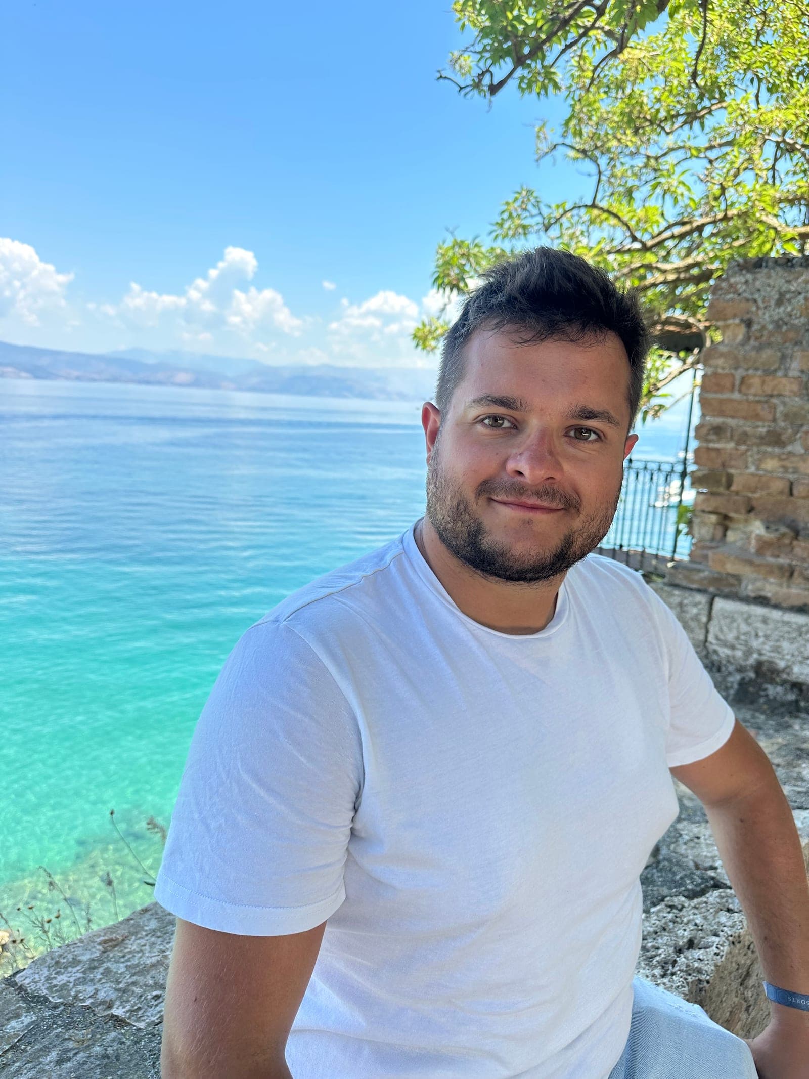 Maciek by the sea