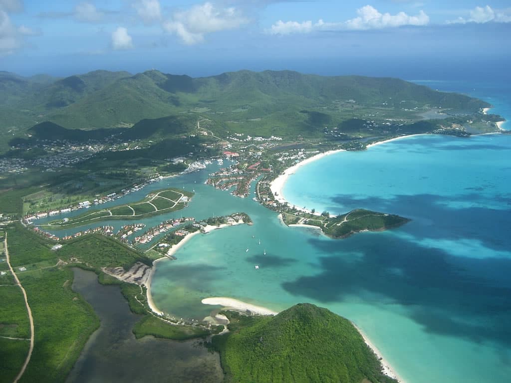 Photo: David Stanley, CC BY 2.0, via Wikimedia Commons (https://commons.wikimedia.org/wiki/File:Jolly_Harbour.jpg)