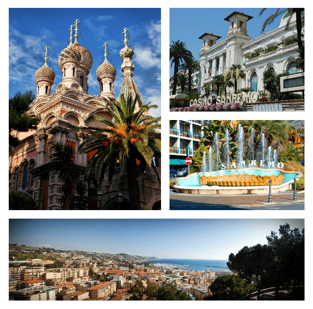 Photo: Jimgordon91, CC BY-SA 4.0, via Wikimedia Commons (https://commons.wikimedia.org/wiki/File:Collage_sanremo.png)