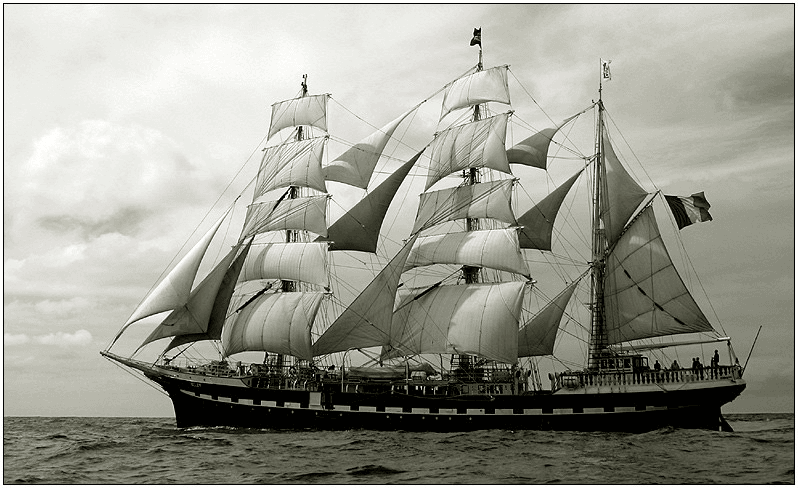 Belem tall ship